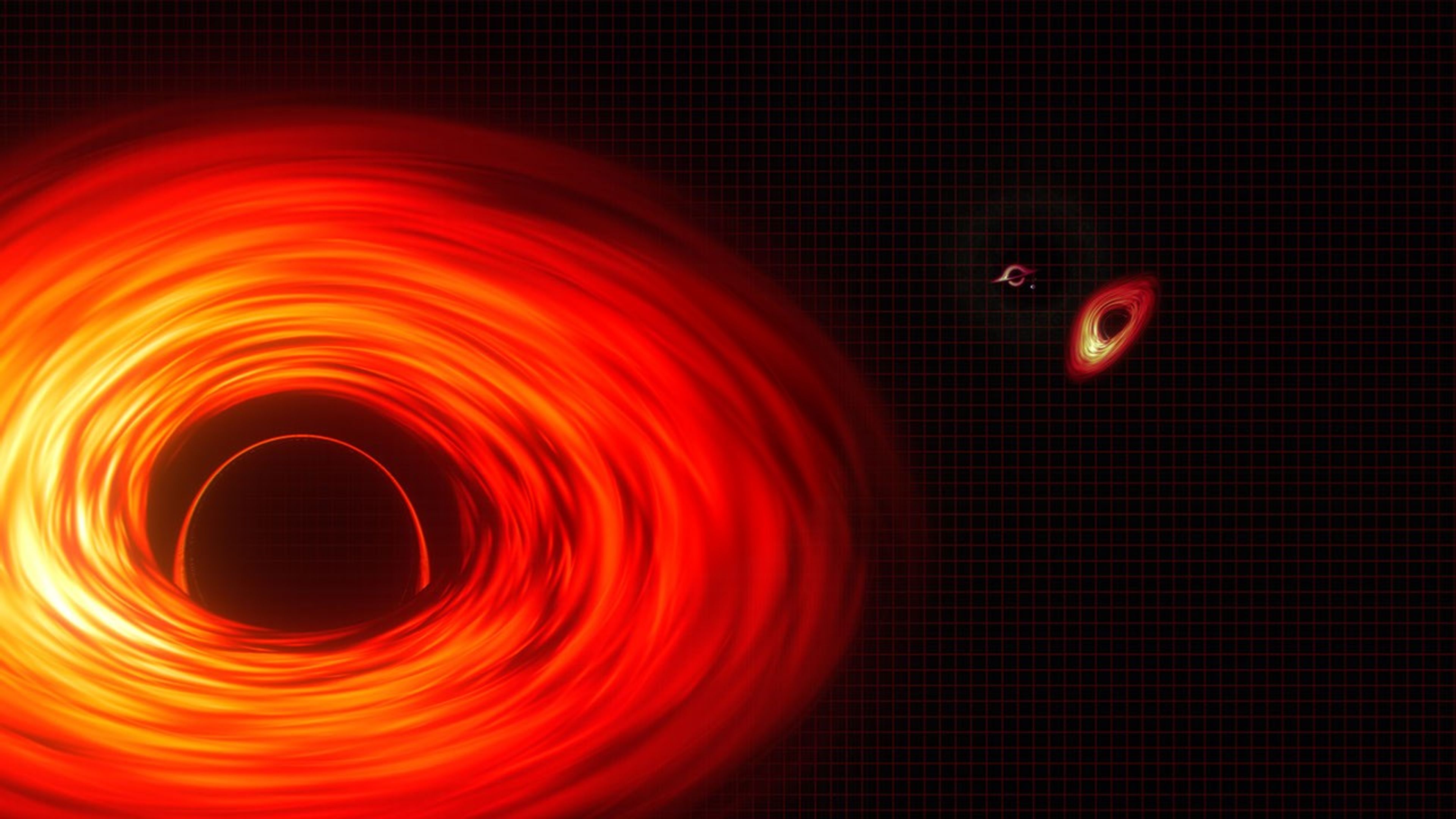 All monster black holes are not equal. Watch this video to see how they compare to each other and to our solar system. The black holes shown, which range from 100,000 to more than 60 billion times our Sun's mass, are scaled according to the sizes of their shadows - a circular zone about twice the size of their event horizons. Only one of these colossal objects resides in our own galaxy, and it lies 26,000 light-years away. Smaller black holes are shown in bluish colors because their gas is expected to be hotter than that orbiting larger ones. Scientists think all of these objects shine most intensely in ultraviolet light. Credit: NASA's Goddard Space Flight Center Conceptual Image LabMusic: "In the Stars" from Universal Production MusicWatch this video on the NASA Goddard YouTube channel.Complete transcript available.