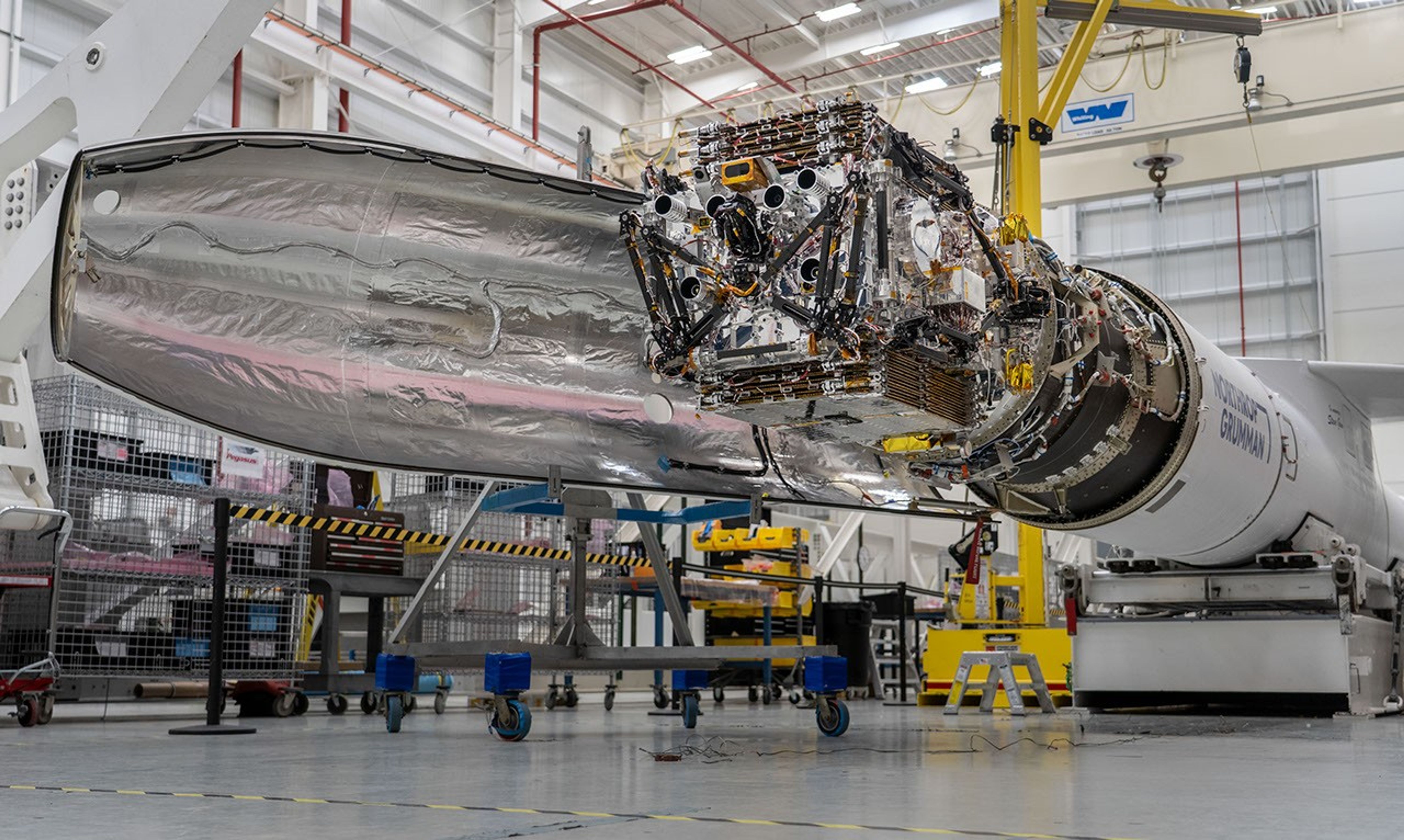 LINK attached to the front of the Pegasus XL