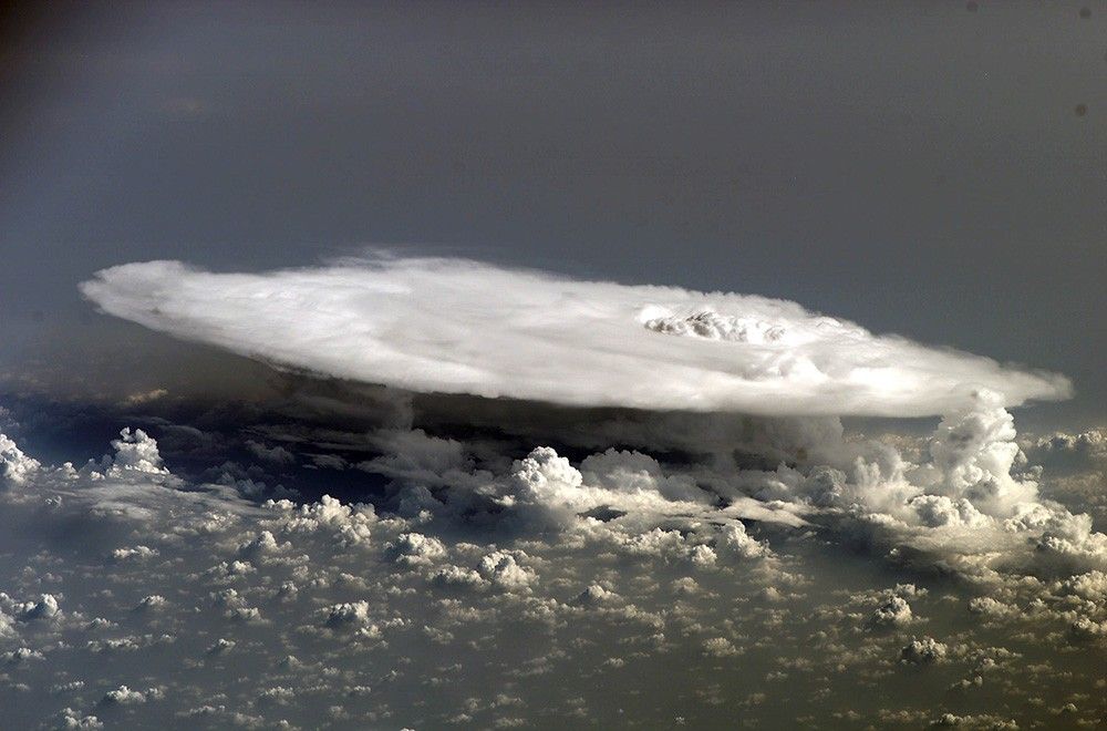 Cumulonimbus cloud over Africa