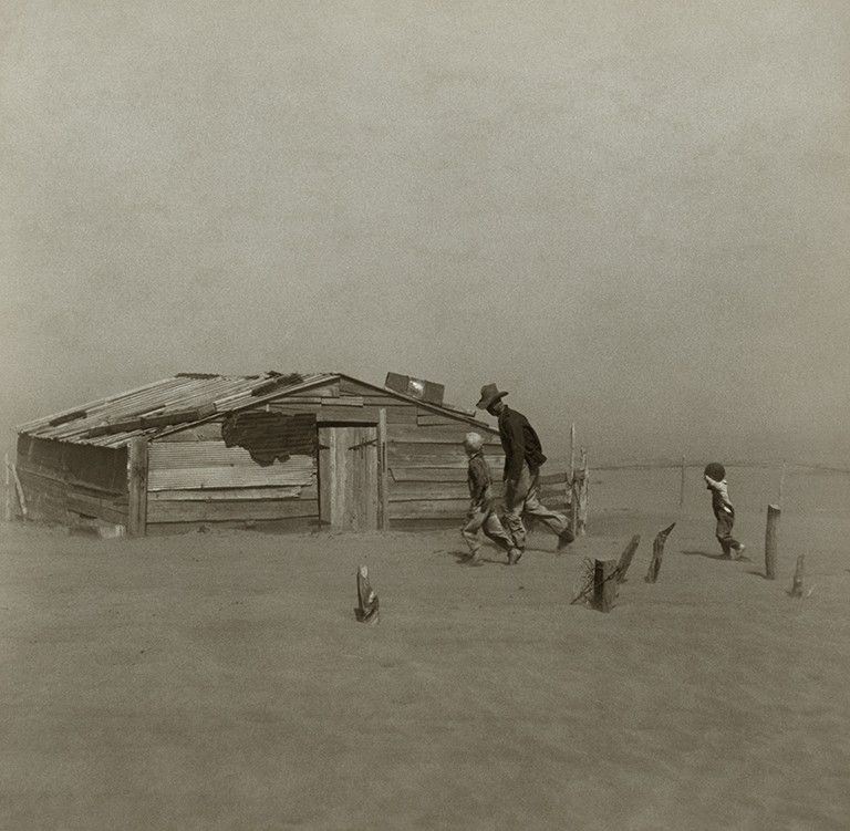 Dust storm, Cimarron County, Oklahoma, 1934