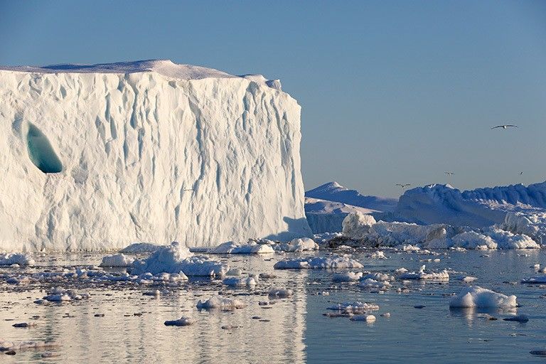 NASA's Oceans Melting Greenland field campaign is gathering data to clarify how warm ocean water is speeding the loss of Greenland's glaciers. Credit: NordForsk