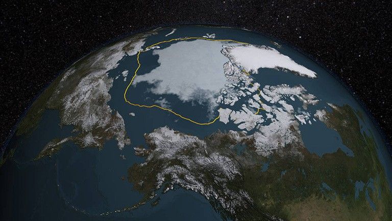 NASA Langley researcher Patrick Taylor finds that the role of clouds and sea ice for Arctic climate change may be more complex than previously thought. Using fused CALIPSO-CloudSAT satellite observations spanning 2006 to 2010, he's shown that cloud concentrations differed between ocean and sea ice much less than expected in summer. Credit: NASA.