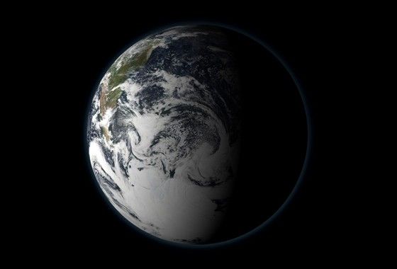 At the Earth’s current rate of carbon dioxide increases in the atmosphere, the planet is likely to experience several degrees increase in average temperatures and large-scale changes such as ice sheet loss that could lead to several meters of sea level rise this century, NASA’s James Hansen said in a recent paper. Credit: NASA’s Scientific Visualization Studio.