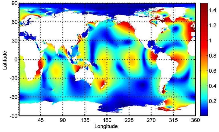 A numerical model of daily global tides using sea level data from Topex-Poseidon