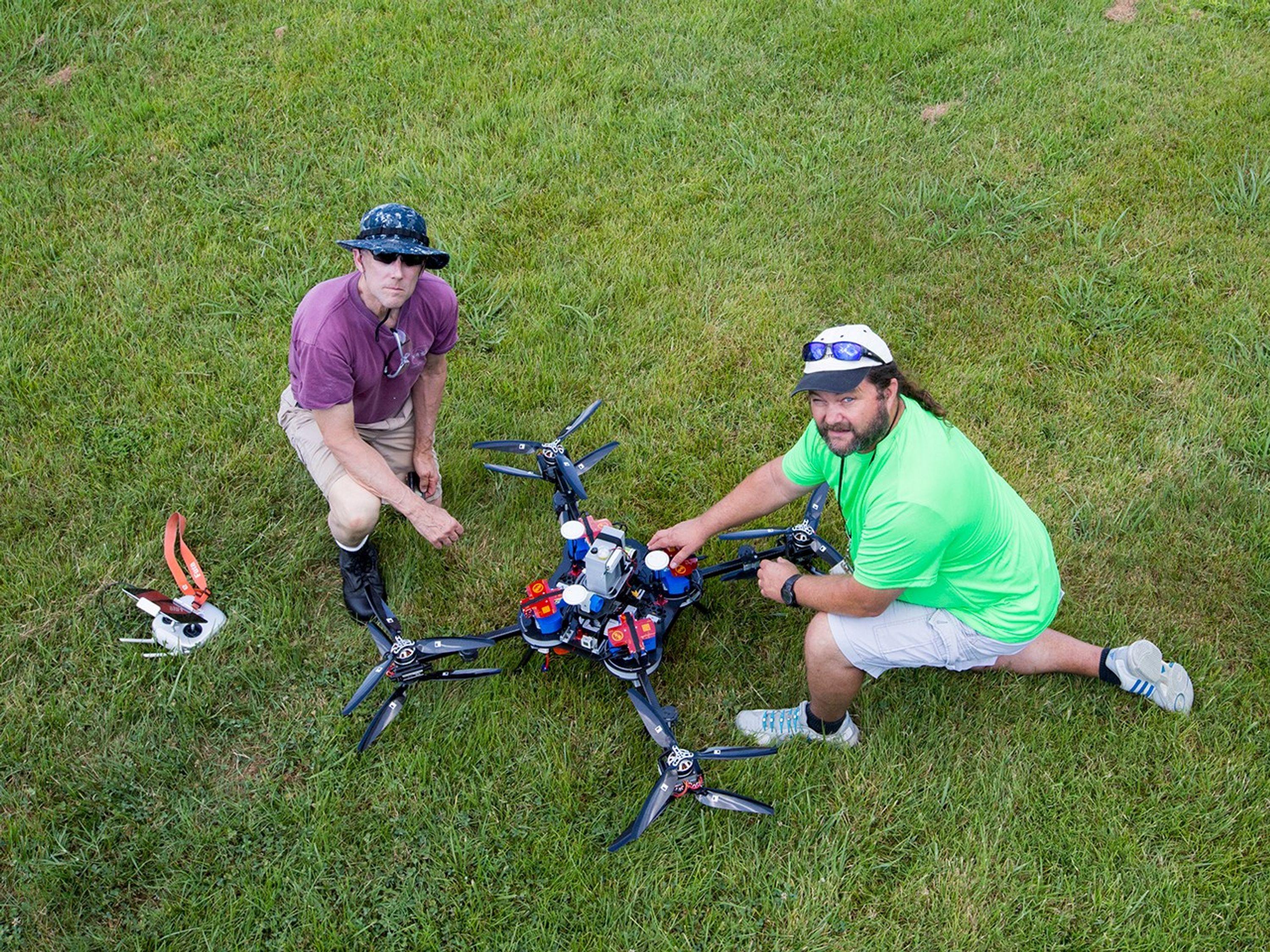 Air quality drone
