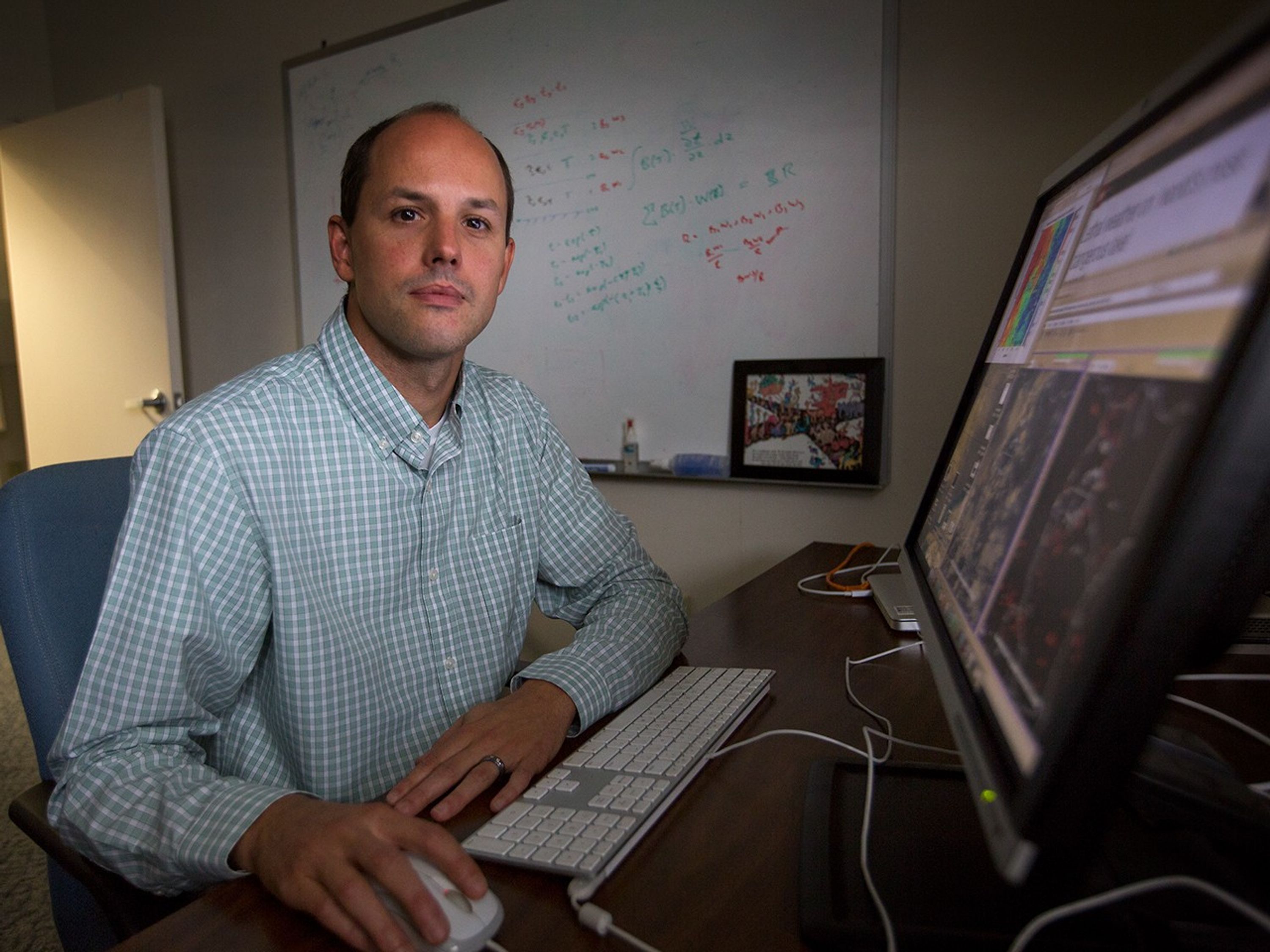 Atmospheric scientist Kris Bedka