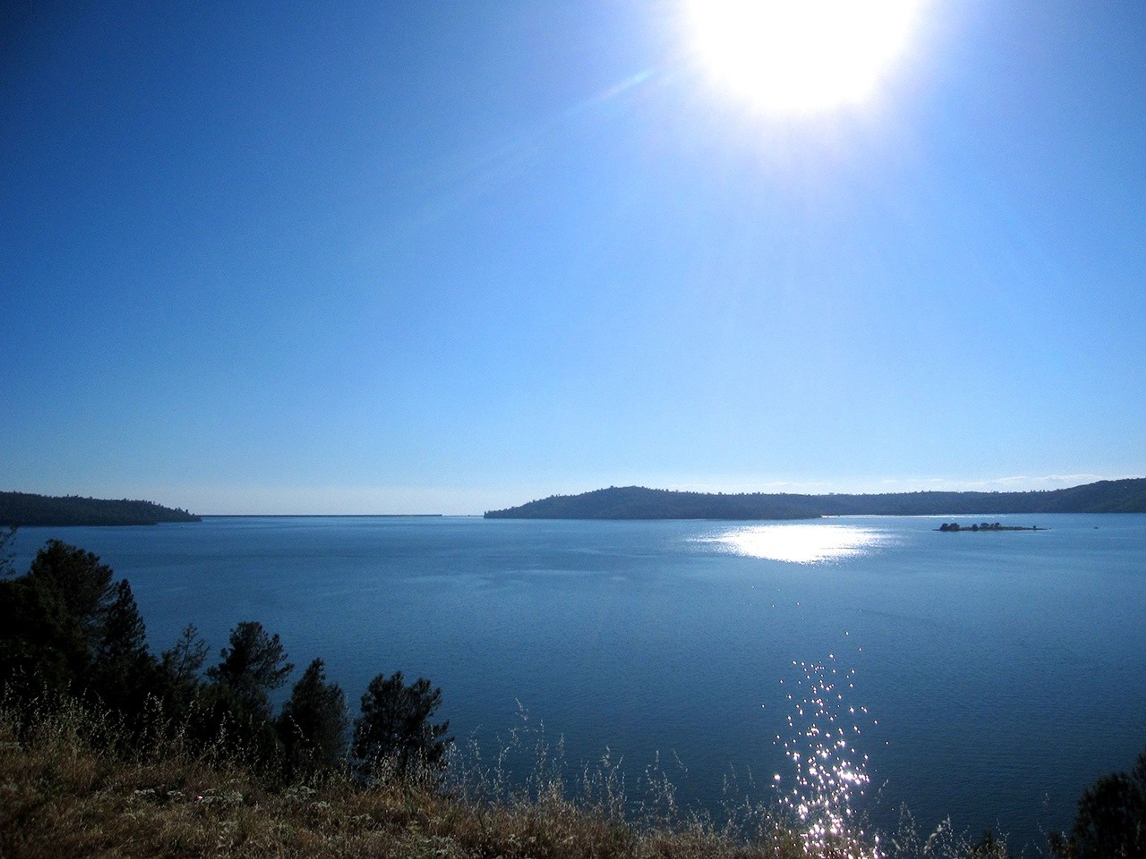 Lake Oroville in California