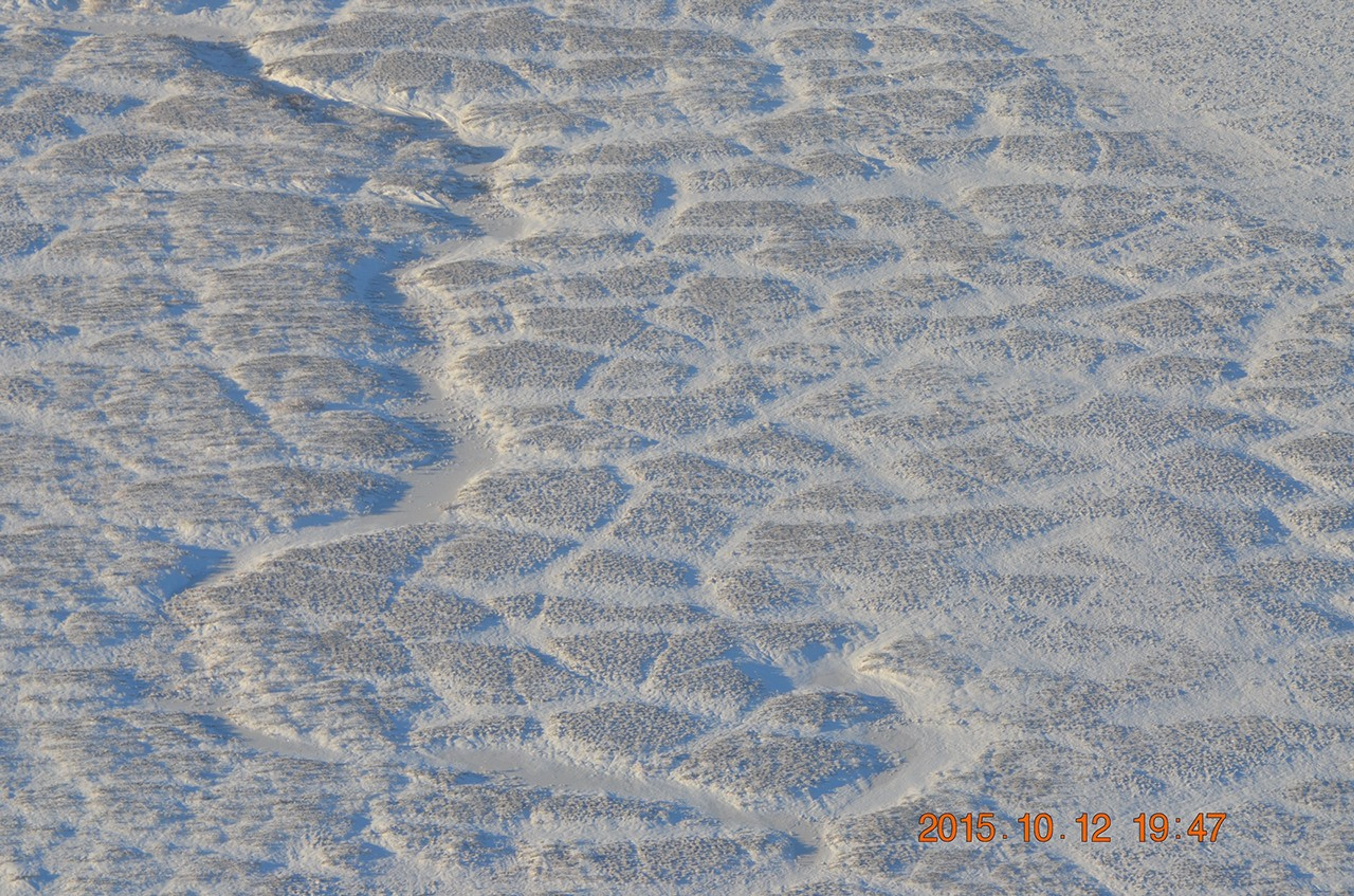Snow-covered permafrost