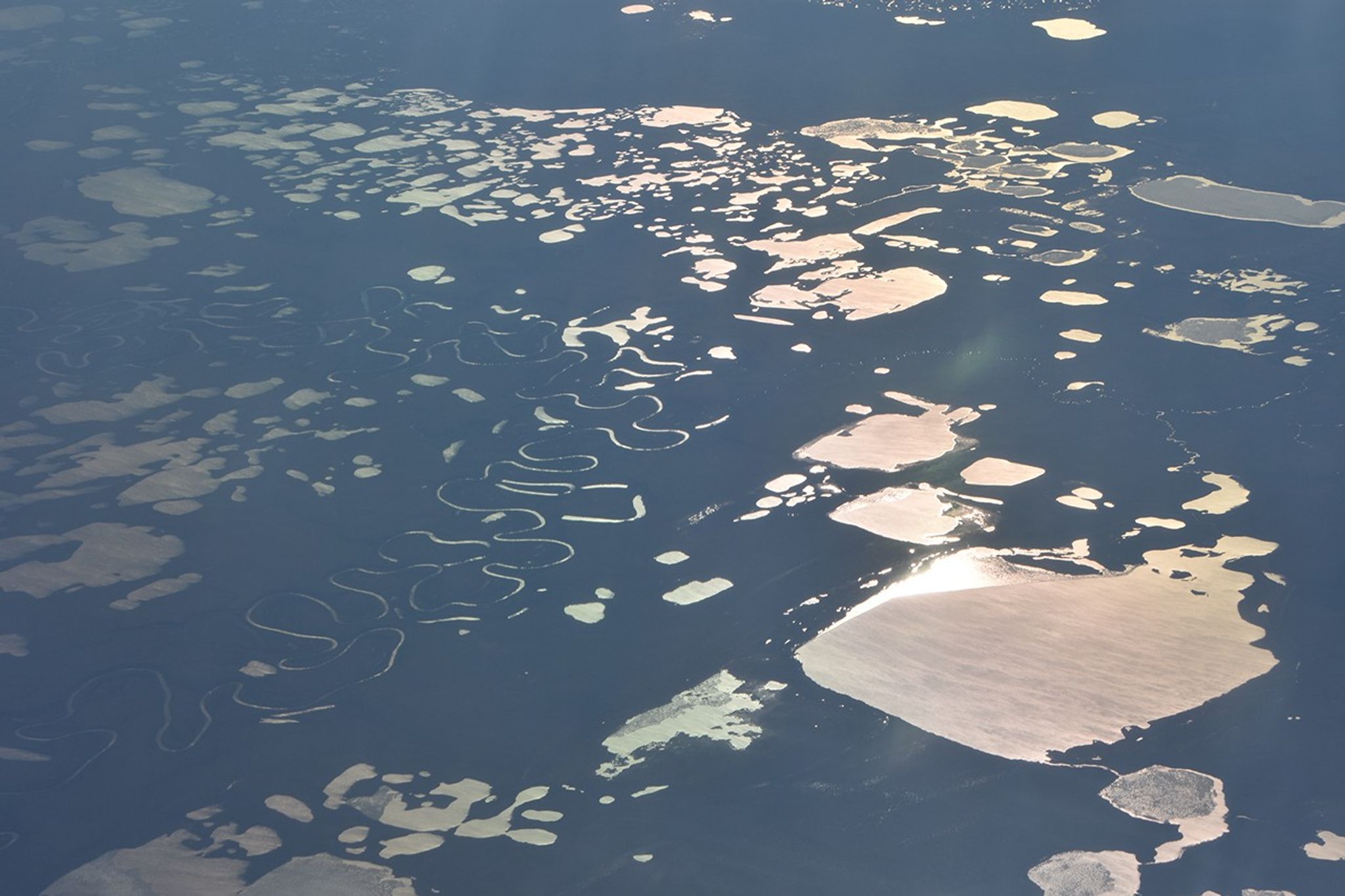 Old Crow Flats wetlands in Canada's northern Yukon Territory