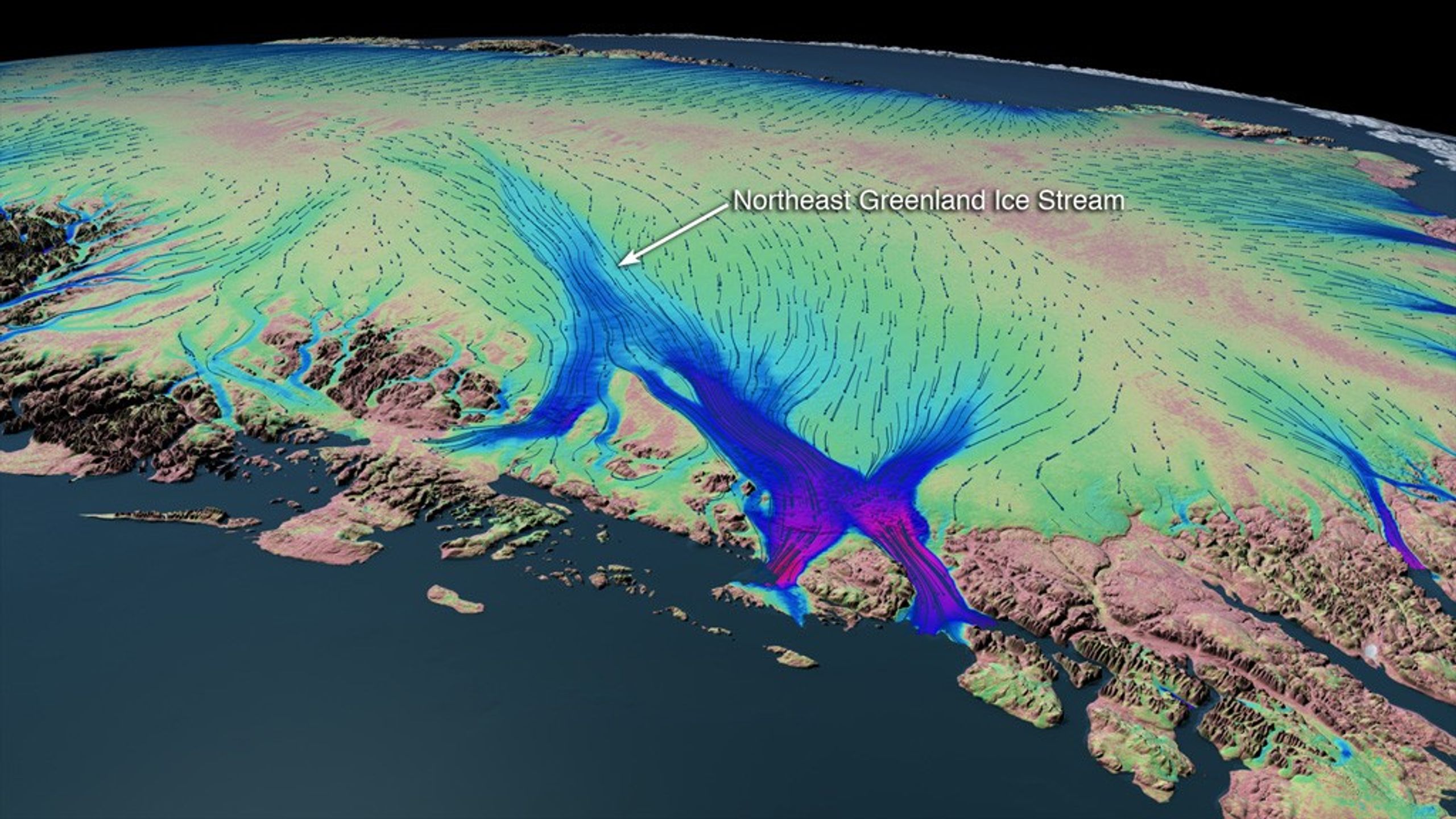 Ice Stream Map Fire and Ice: Why Volcanic Activity Is Not Melting the Polar Ice Sheets ...