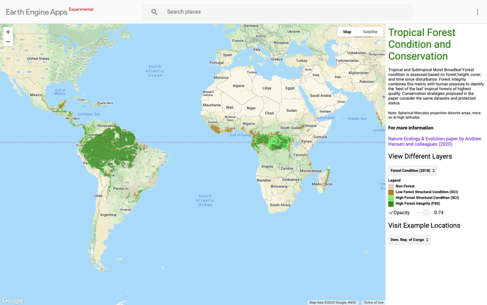 Tropical Forest Condition and Conservation