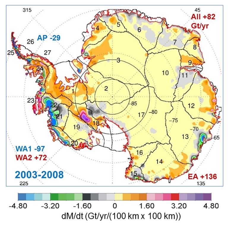 Antarctica map