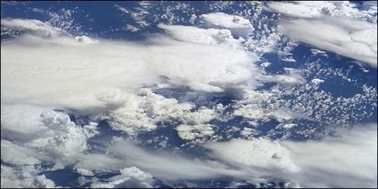 Shuttle Photograph of Tropical Clouds.