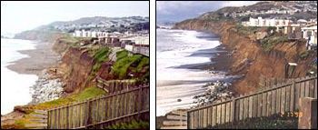 Coastal erosion