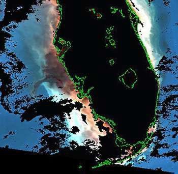 False color image