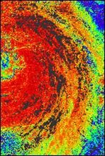 False color albedo image