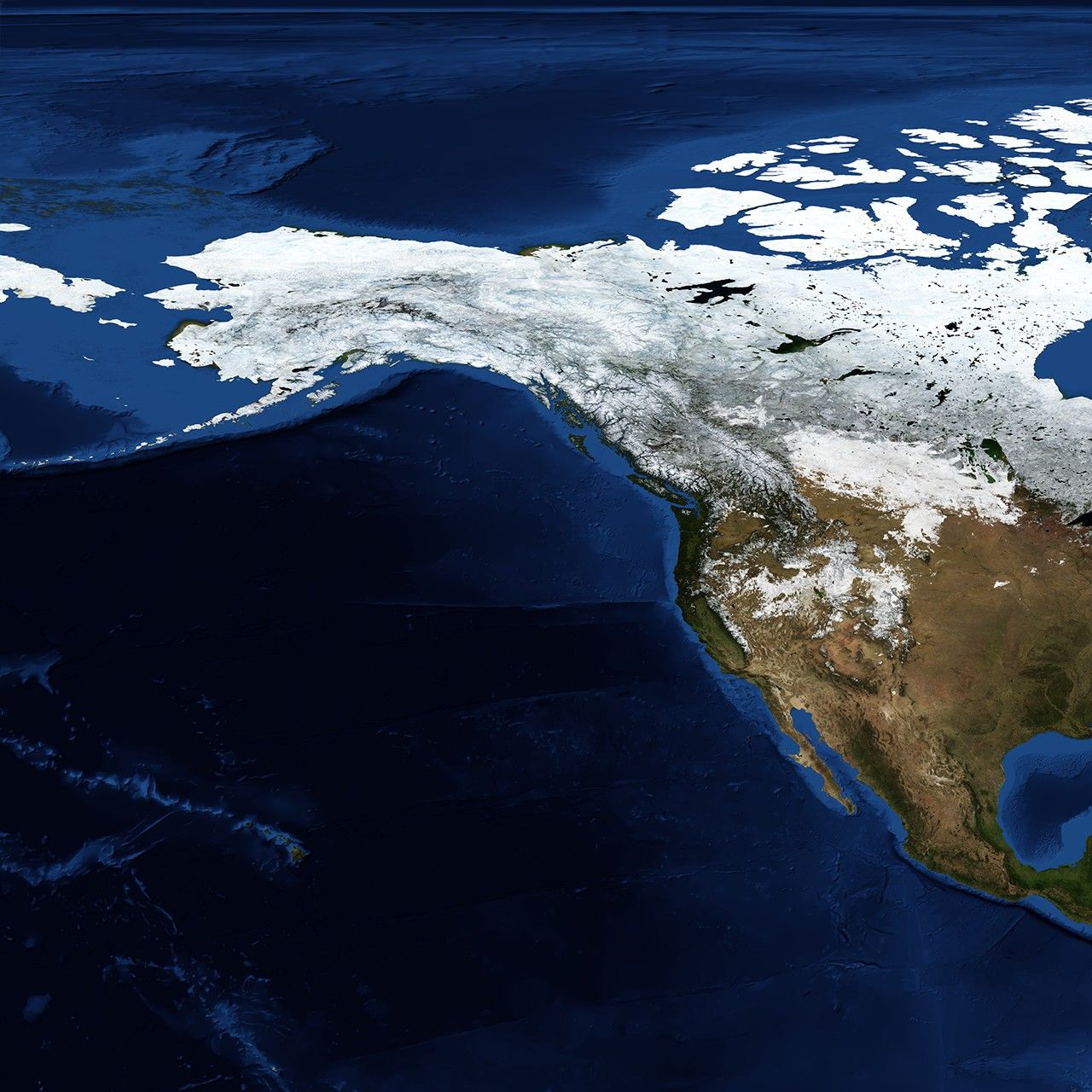 Blue Marble: Next Generation w/ Topography and Bathymetry, December