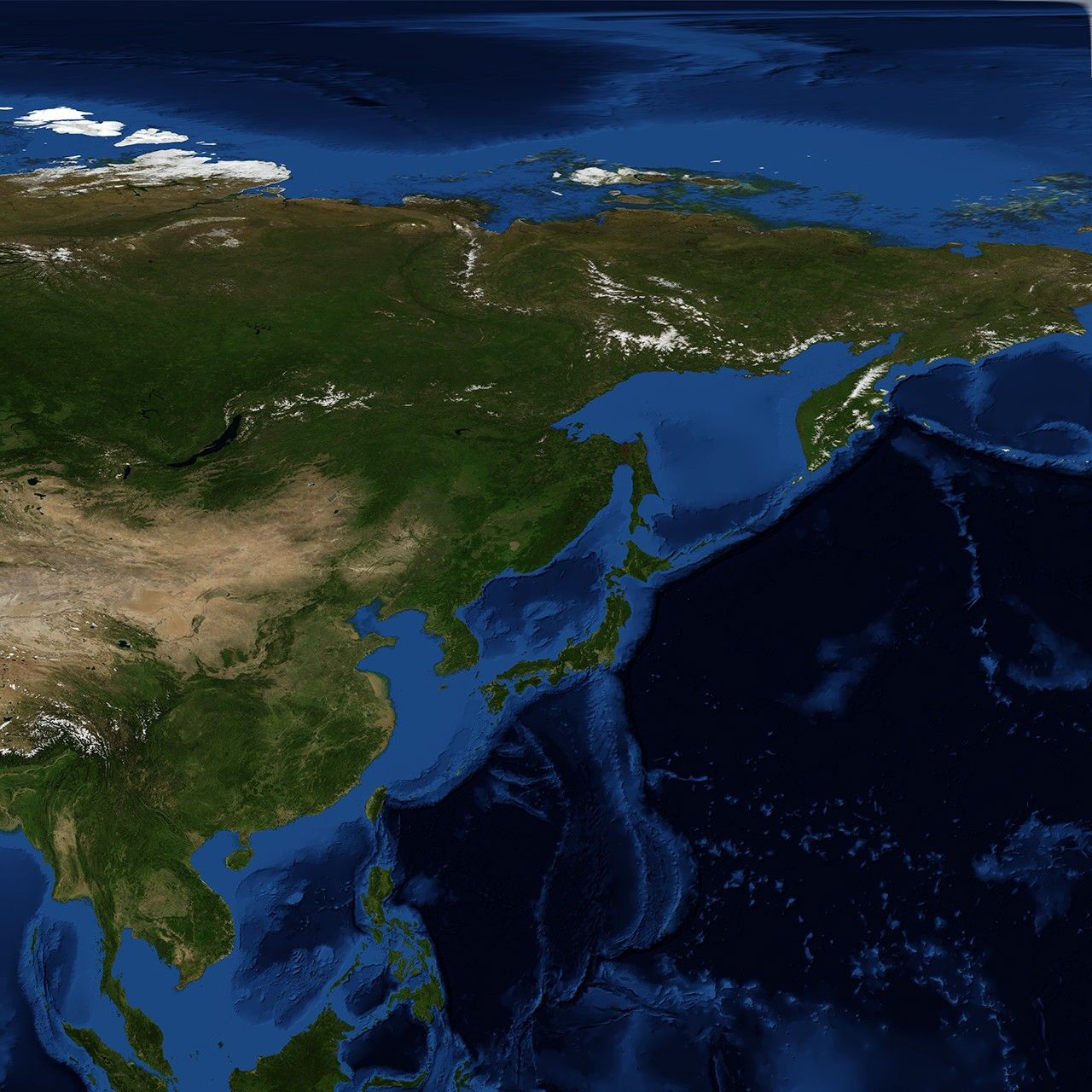 Blue Marble: Next Generation w/ Topography and Bathymetry, July