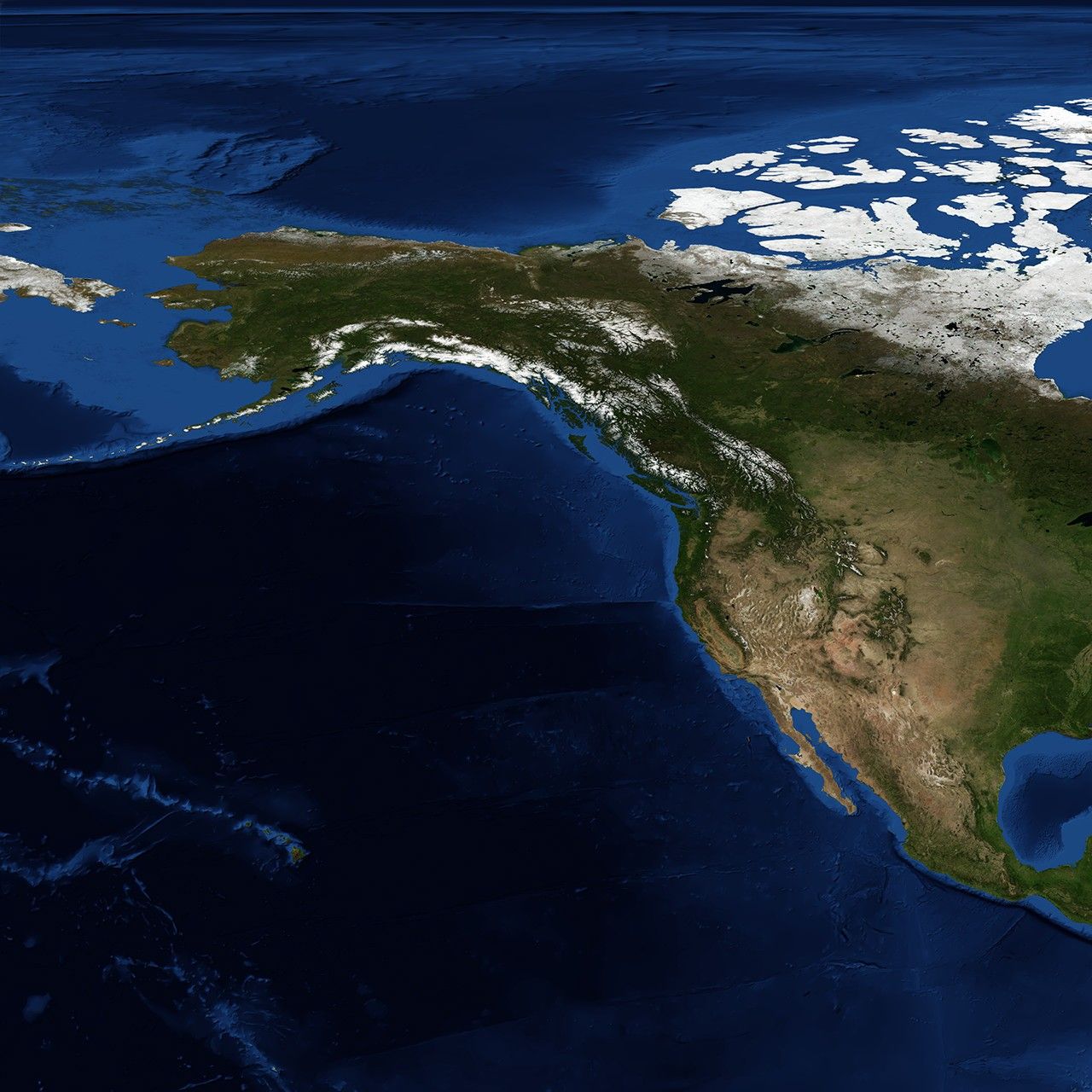 Blue Marble: Next Generation w/ Topography and Bathymetry, June