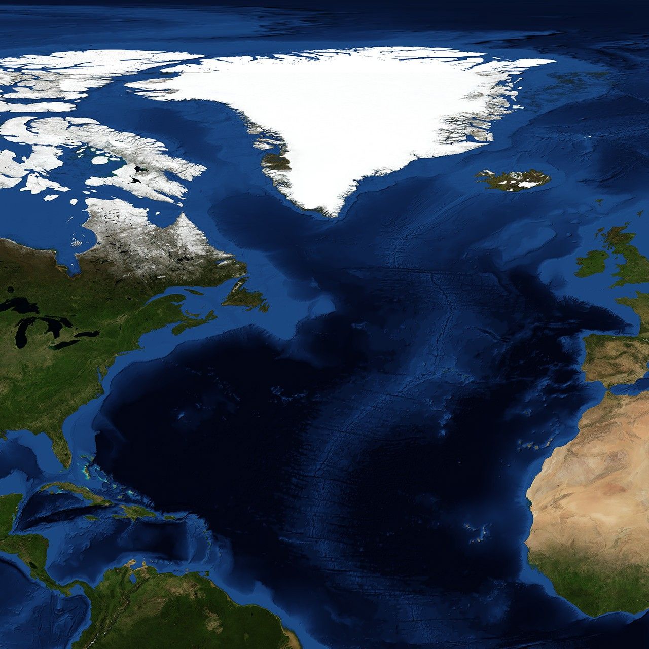 Blue Marble: Next Generation w/ Topography and Bathymetry, June