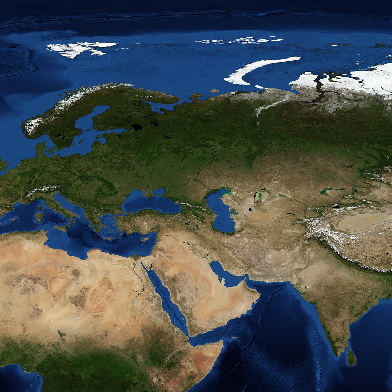 Blue Marble: Next Generation w/ Topography and Bathymetry, June