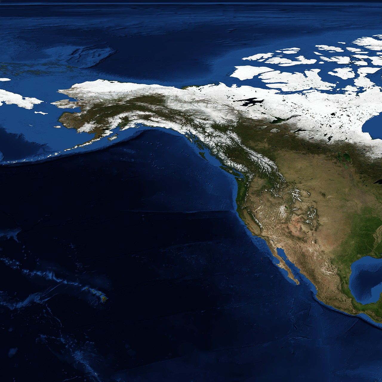 Blue Marble: Next Generation w/ Topography and Bathymetry, May