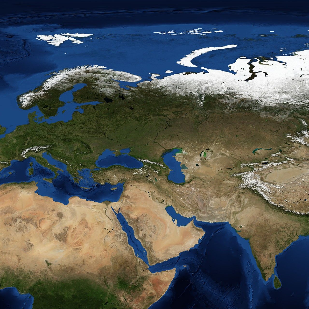 Blue Marble: Next Generation w/ Topography and Bathymetry, May