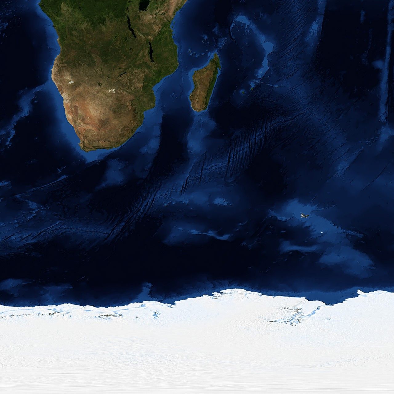 Blue Marble: Next Generation w/ Topography and Bathymetry, May