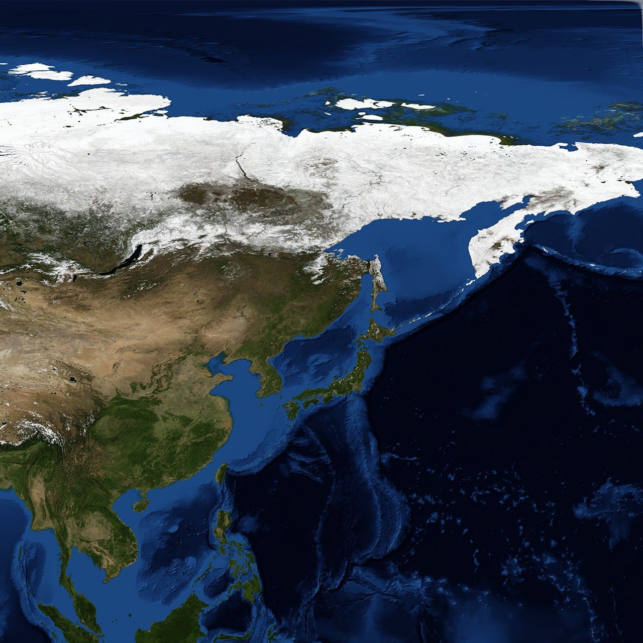 Blue Marble: Next Generation w/ Topography and Bathymetry, May