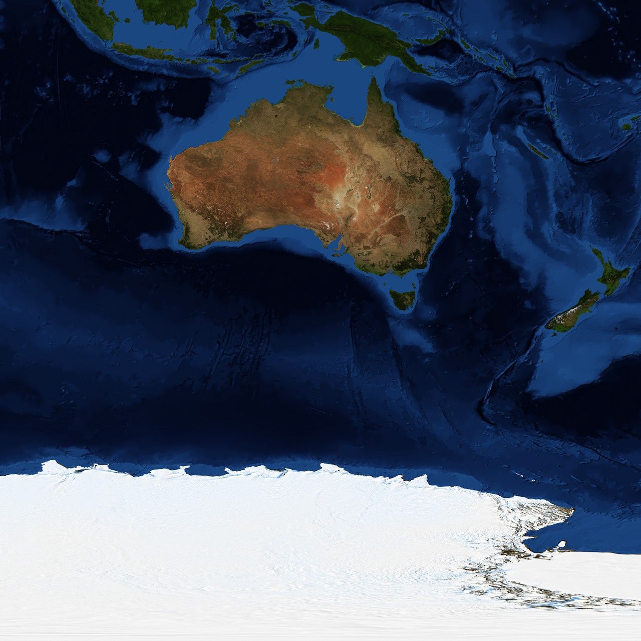Blue Marble: Next Generation w/ Topography and Bathymetry, May
