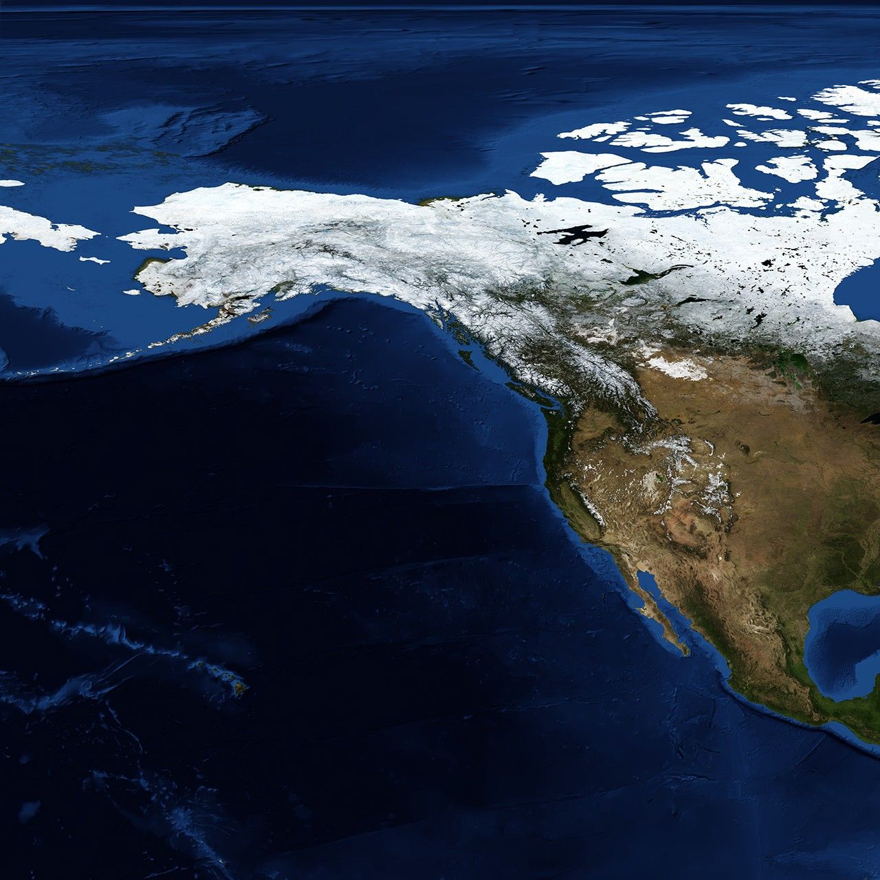 Blue Marble: Next Generation w/ Topography and Bathymetry, November