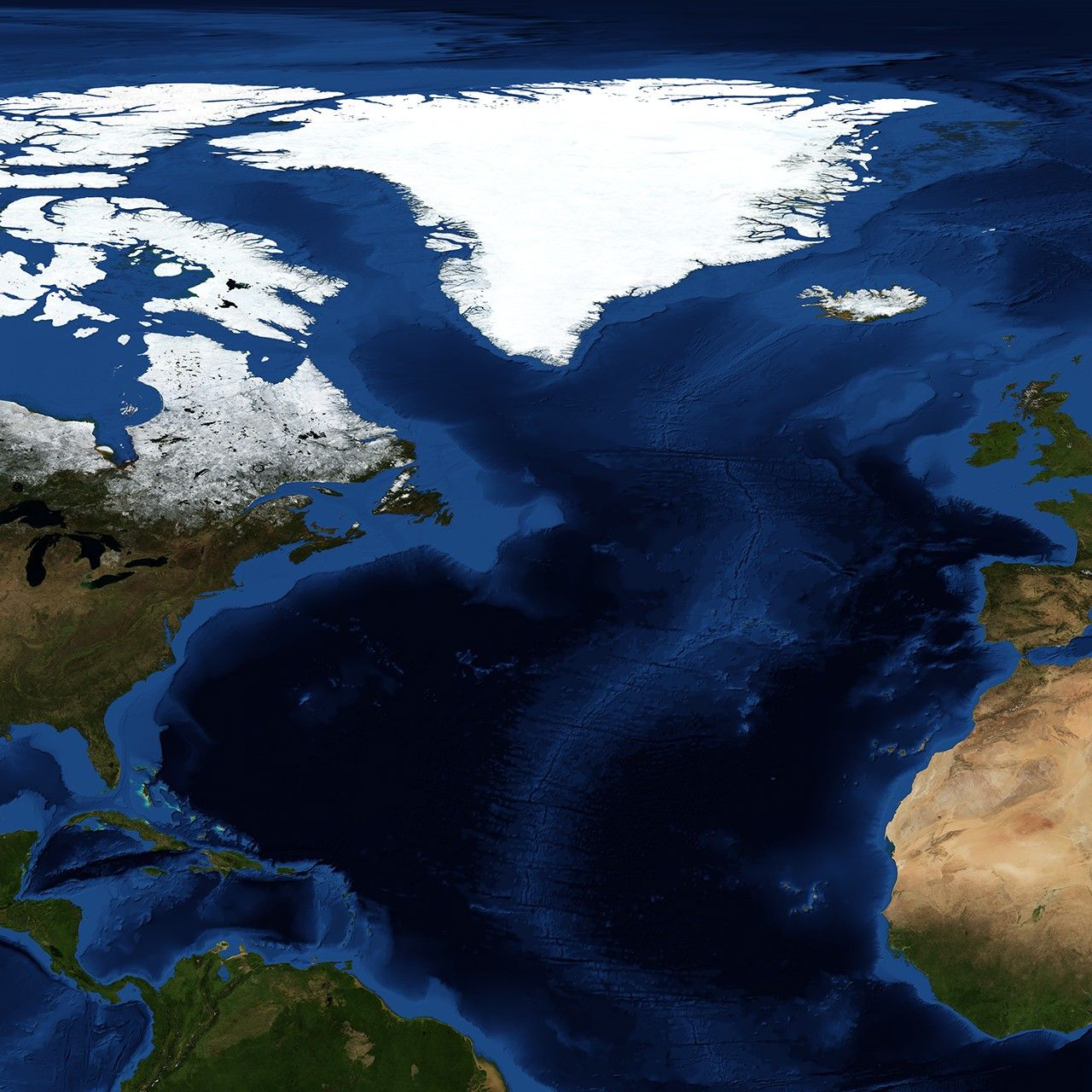Blue Marble: Next Generation w/ Topography and Bathymetry, November