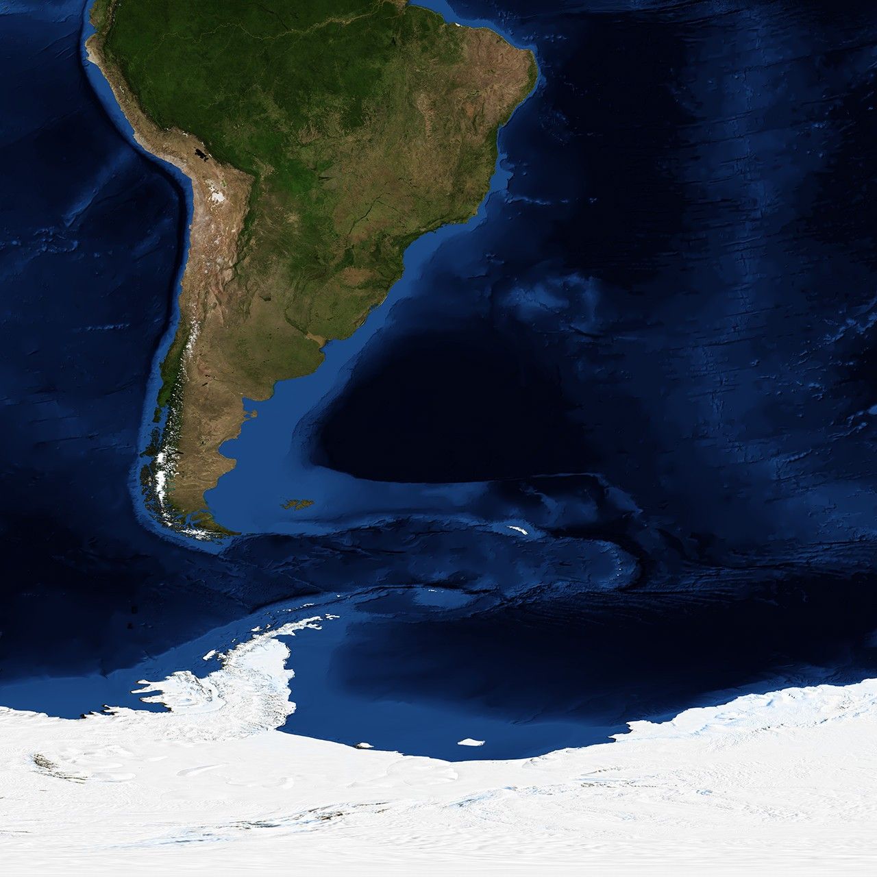 Blue Marble: Next Generation w/ Topography and Bathymetry, November