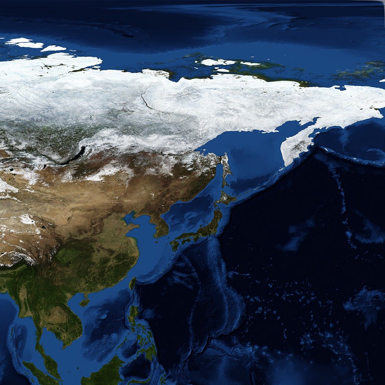 Blue Marble: Next Generation w/ Topography and Bathymetry, November