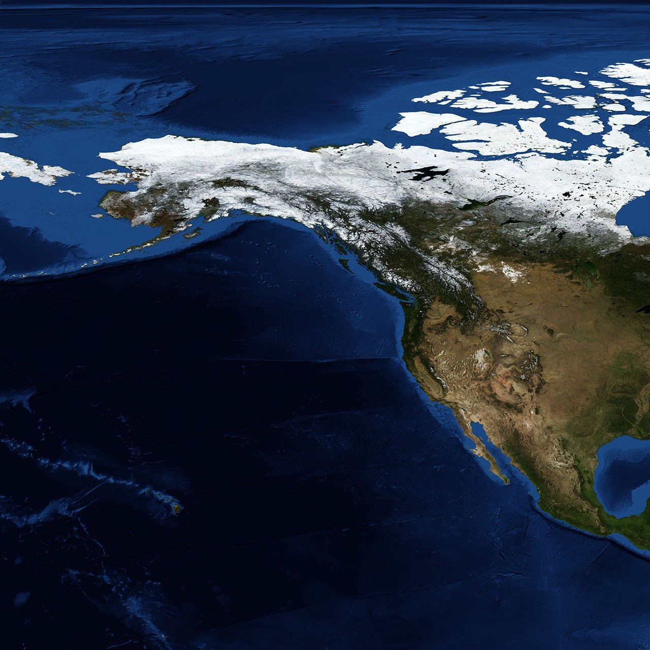 Blue Marble: Next Generation w/ Topography and Bathymetry, October