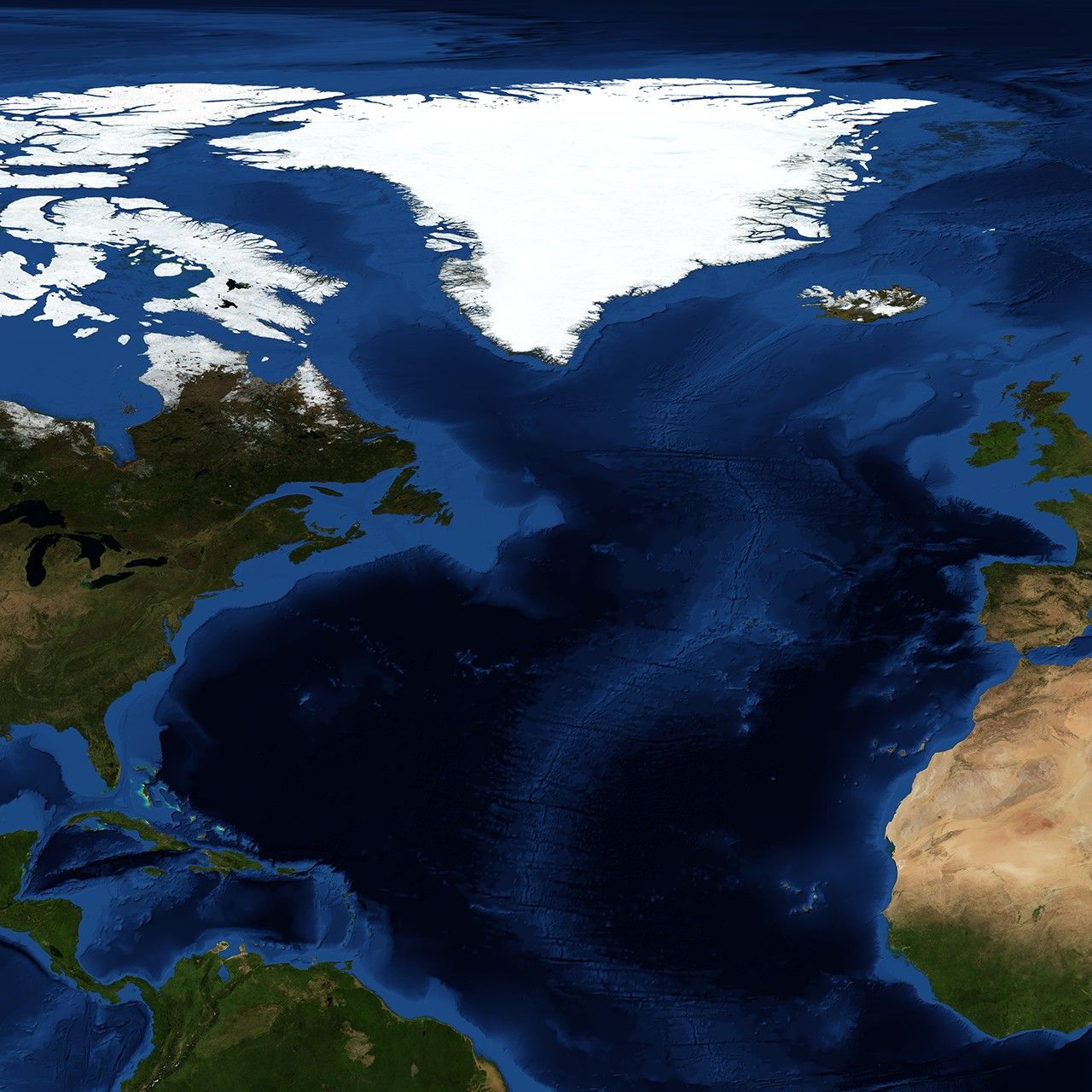 Blue Marble: Next Generation w/ Topography and Bathymetry, October