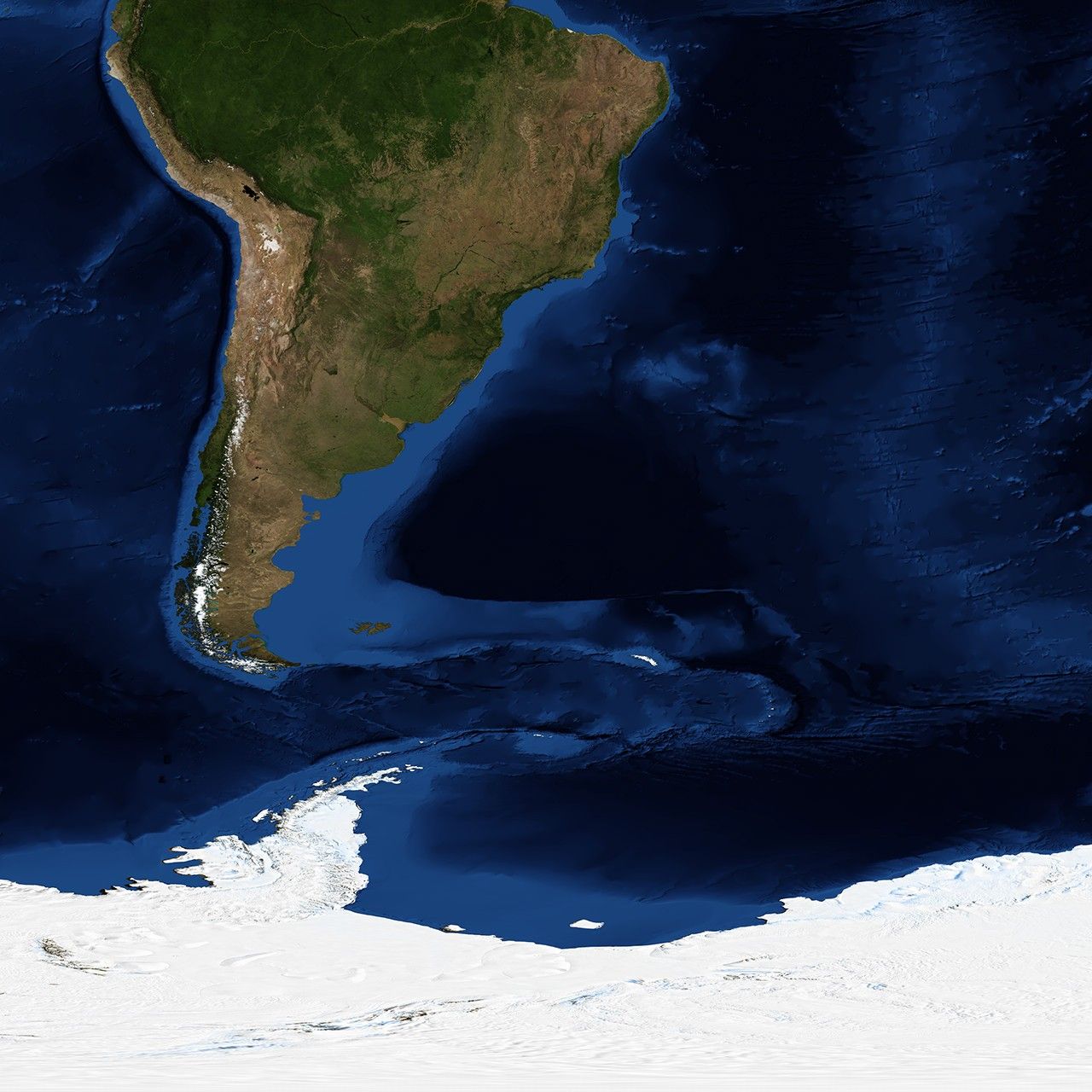 Blue Marble: Next Generation w/ Topography and Bathymetry, October