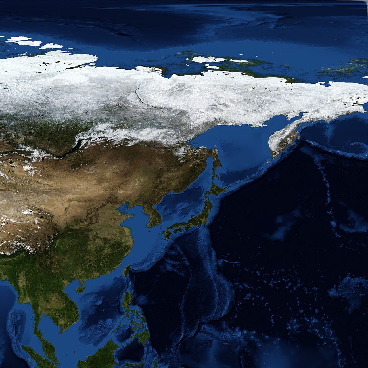 Blue Marble: Next Generation w/ Topography and Bathymetry, October