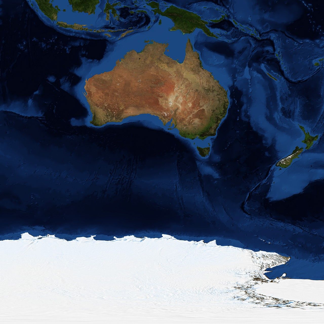 Blue Marble: Next Generation w/ Topography and Bathymetry, October