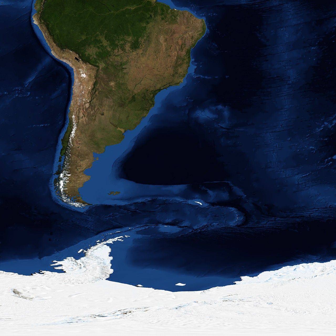 Blue Marble: Next Generation w/ Topography and Bathymetry, September