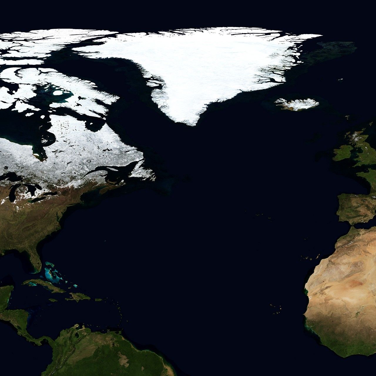 Blue Marble: Next Generation w/ Topography, December