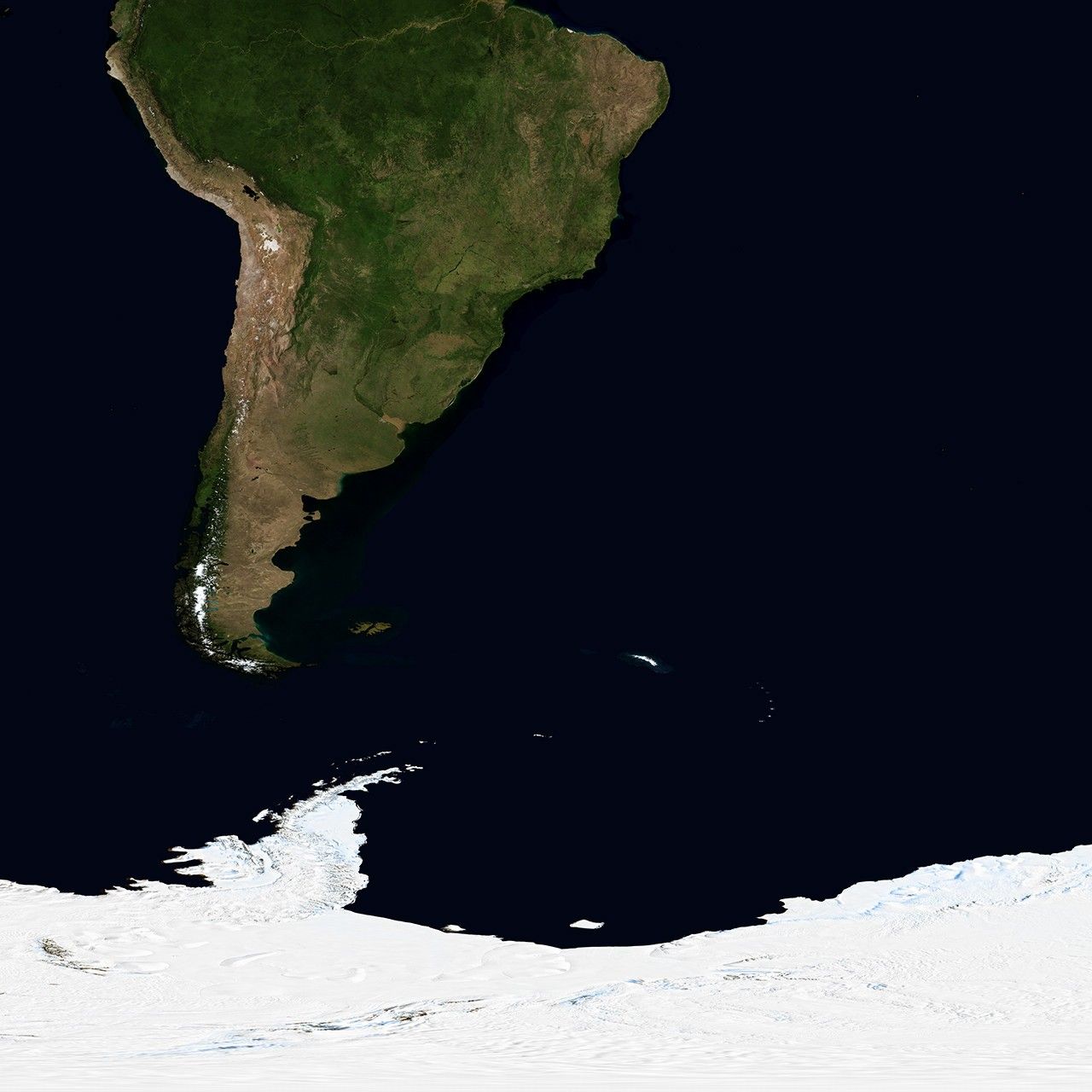 Blue Marble: Next Generation w/ Topography, December