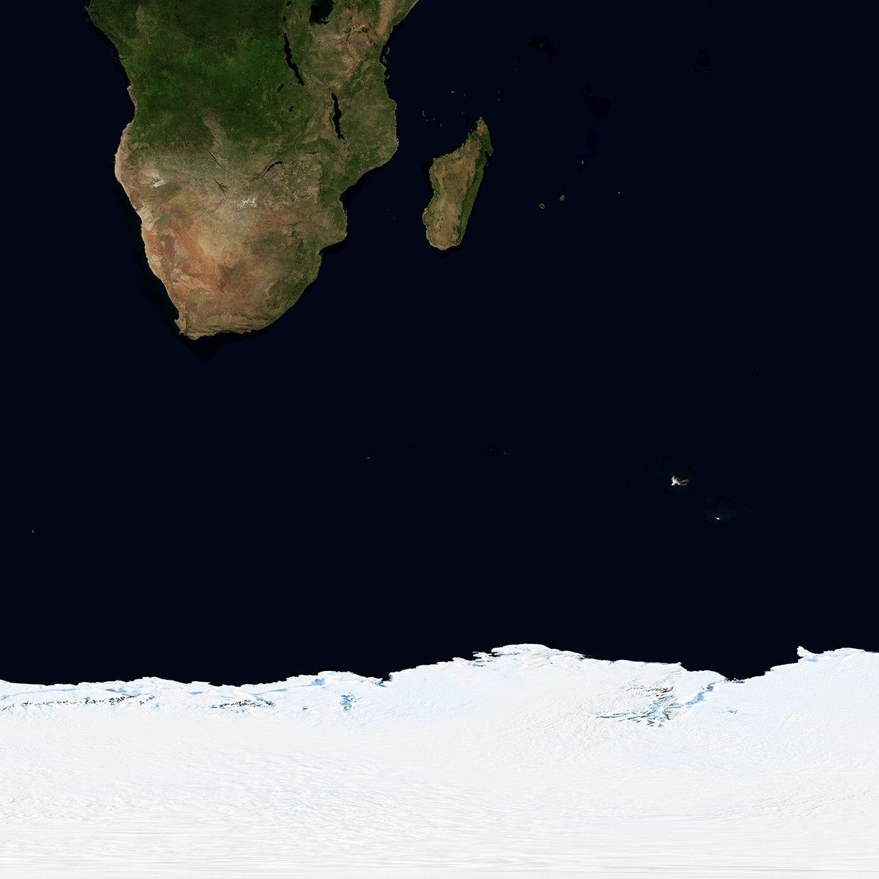 Blue Marble: Next Generation w/ Topography, December