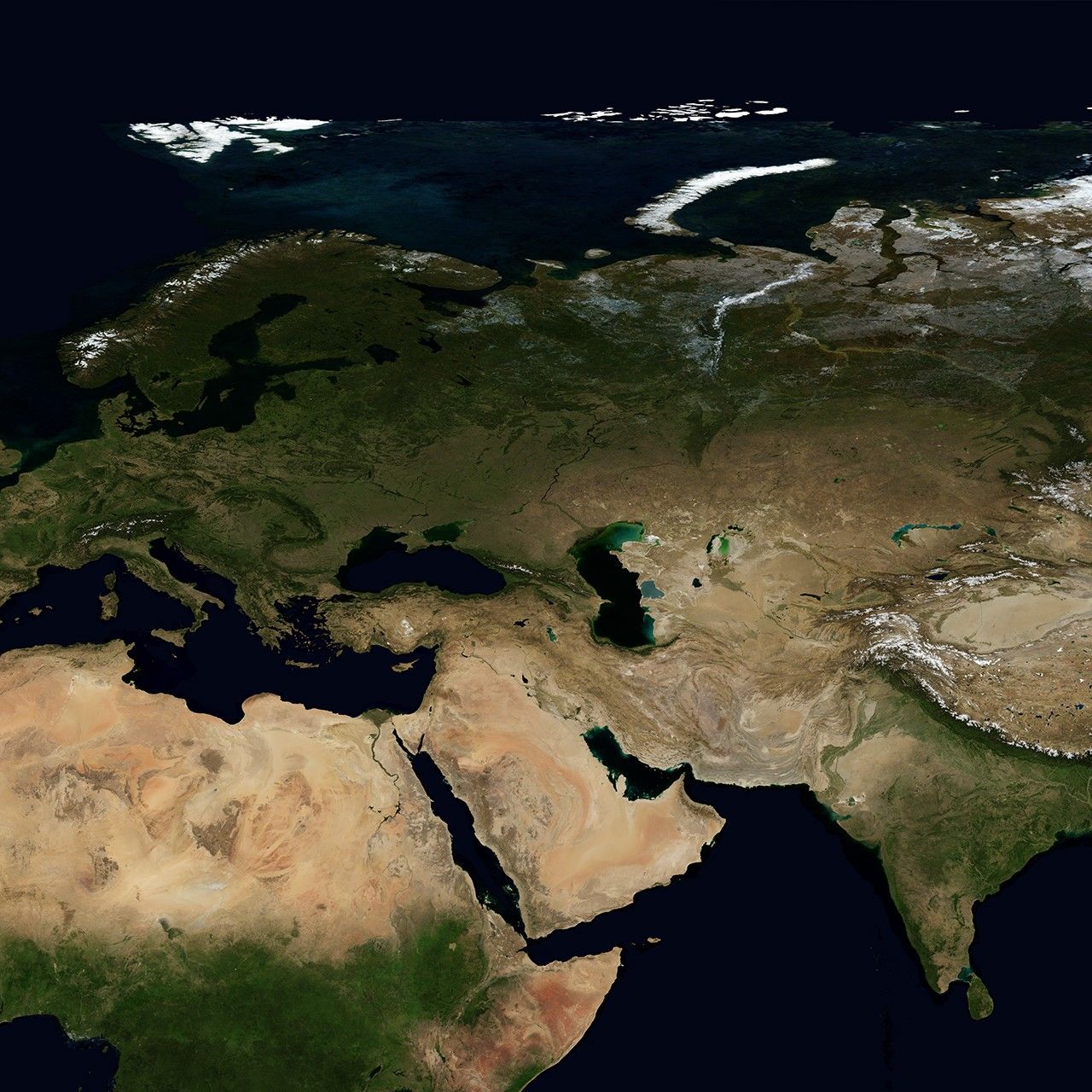 Blue Marble: Next Generation w/ Topography, September