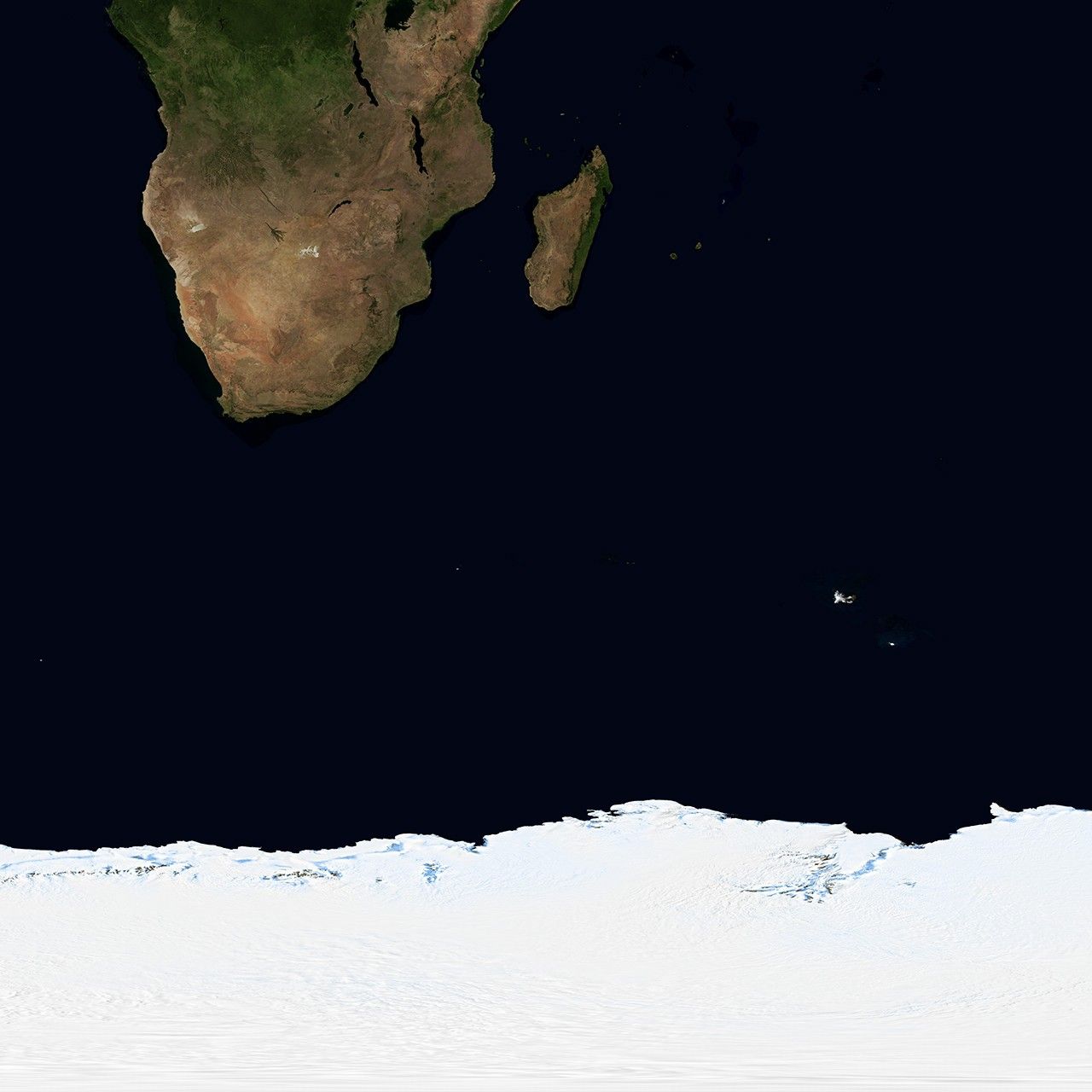 Blue Marble: Next Generation w/ Topography, September