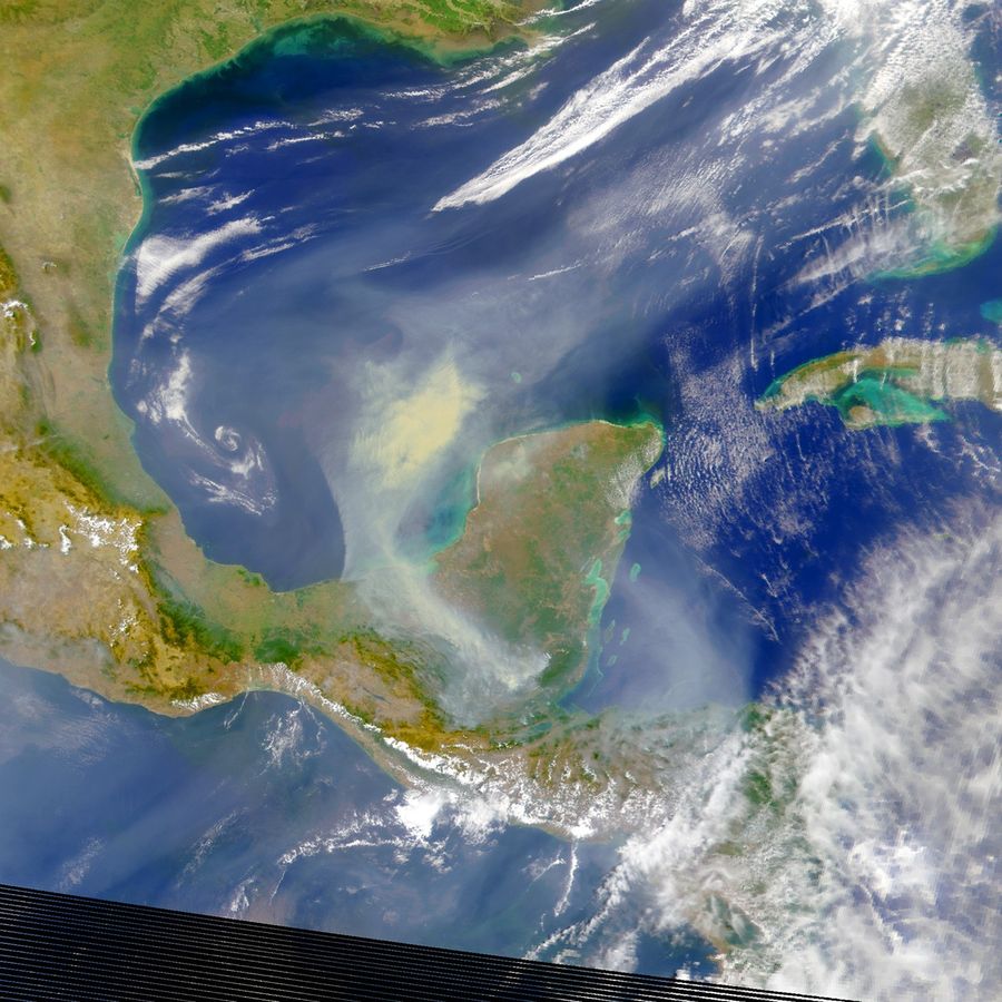 SeaWiFS Images Fires on Yucatan Peninsula - NASA Science