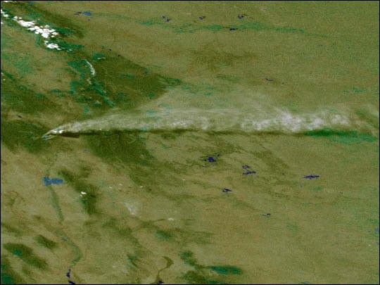 GOES-10 Images Los Alamos Fires