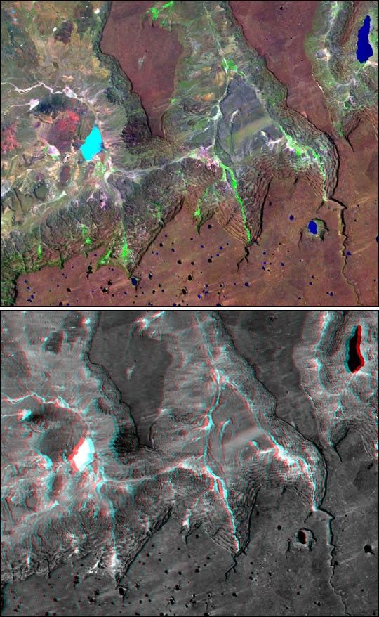 Basalt Cliffs, Patagonia, Argentina