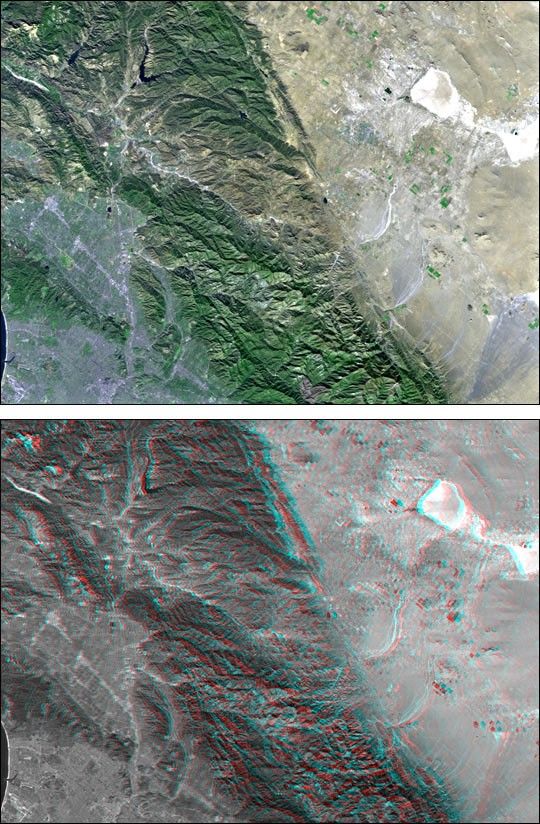 3D View of Los Angeles