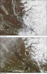 Flooding on the Lena River, Russia
